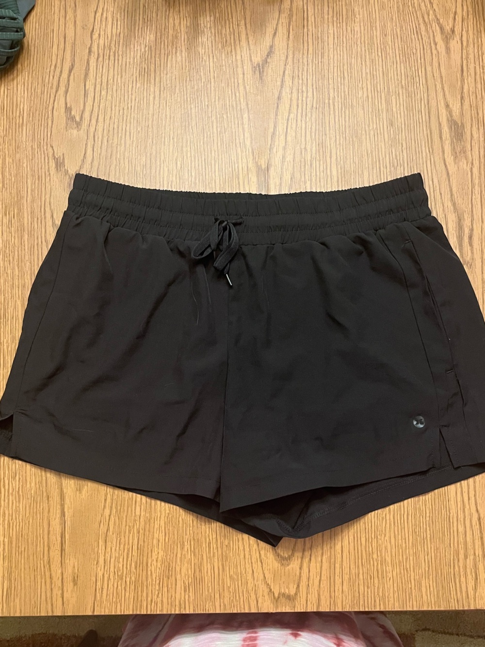 RBX Black Women's Athletic Drawstring Shorts with Side Pockets